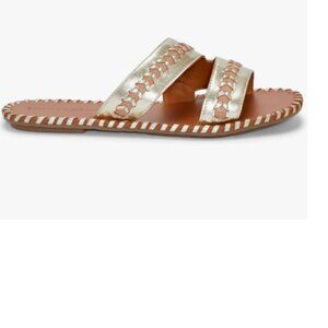 new Lucky Brand Womens Zanora Slip On Flat Casual Slide Sandals253
